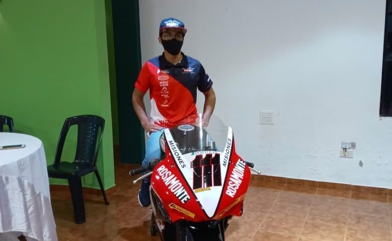 El Apostoleño Esequiel Gómez sin alta médica se pierde el arranque del Superbike Argentino en el Autódromo de Buenos Aires.