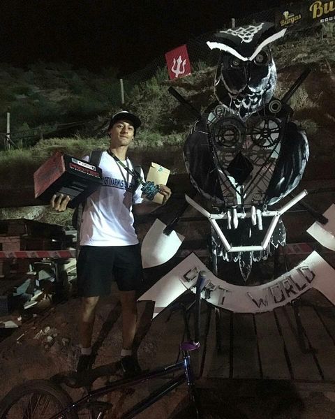 El Apostoleño Tobías Gonano 2° Puesto de la categoría Iniciante Campeonato Latinoamericano de Dirt Jump