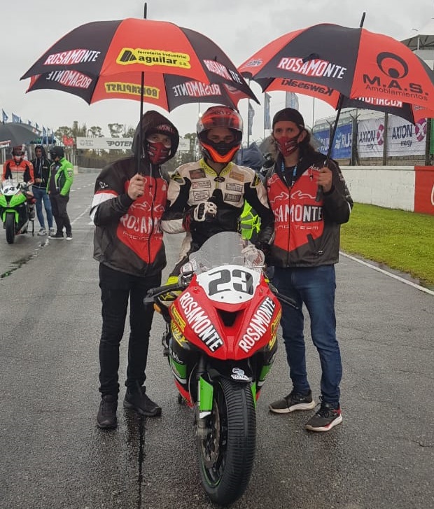 Excelente debut del misionero Nahuel Santamaría en la 600cc del Superbike Argentino   