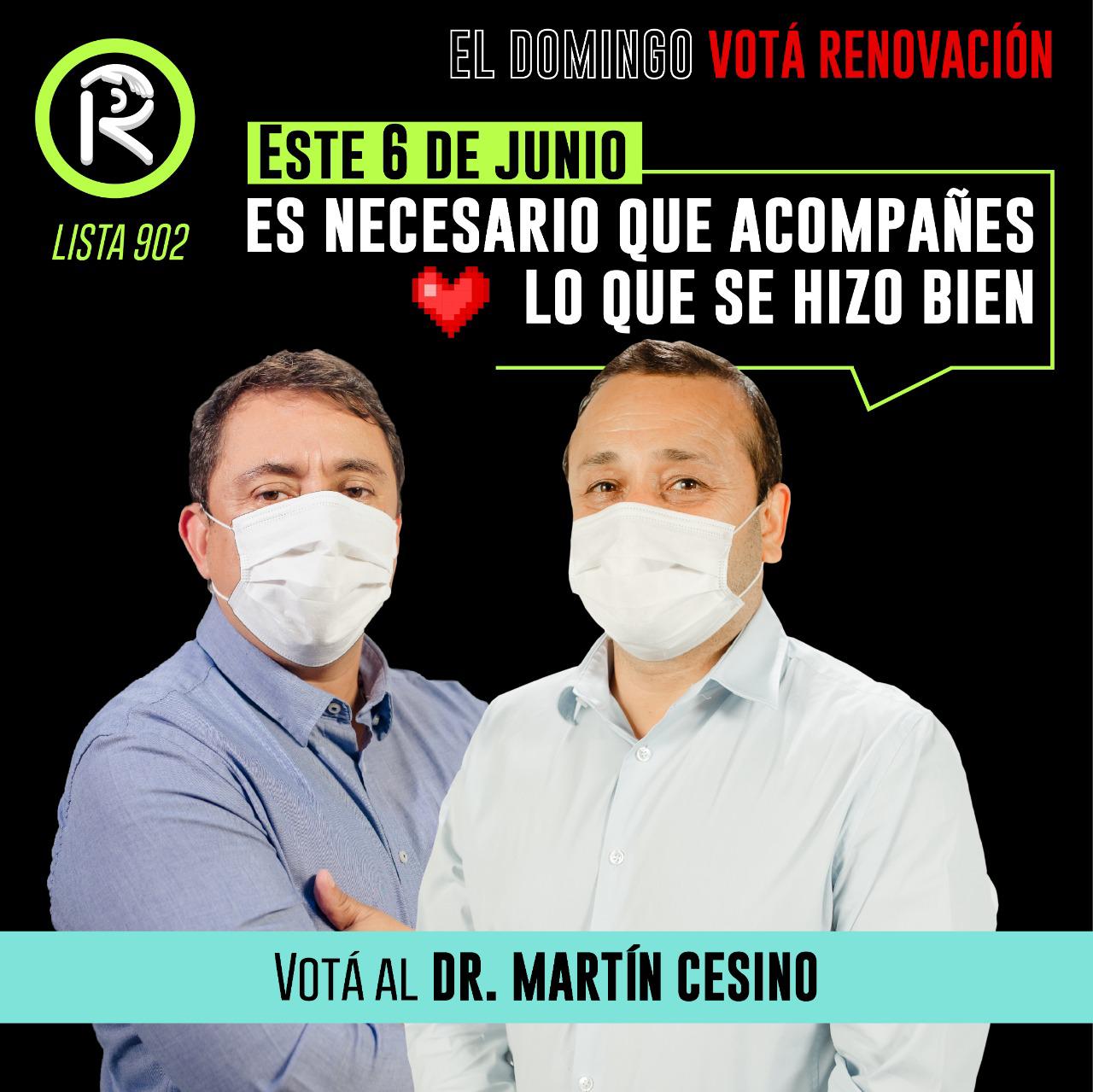 Dr. Cesino: «Las políticas públicas como las legislativas, fueron siempre el norte para el Frente Renovador, fundamentalmente en la inclusión social y la igualdad de oportunidades