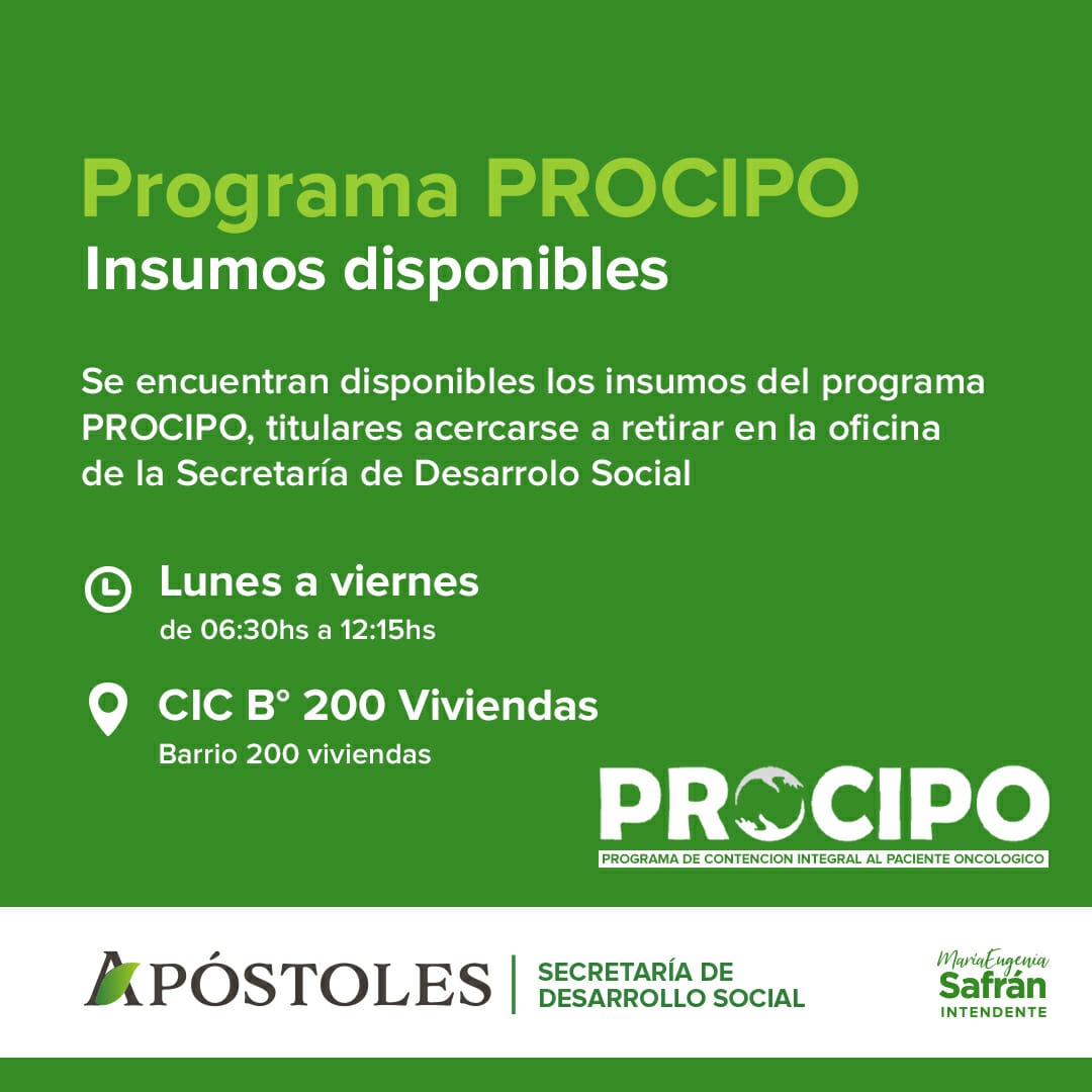 Invitan a beneficiarios del Programa PROCIPO a acercarse a las oficinas de la Secretaría de Desarrollo Social