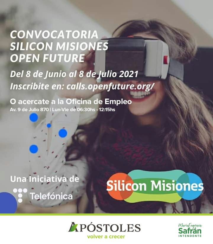 La Oficina de Empleo de Apóstoles recuerda que se encuentra abierta la convocatoria del Programa Open Future