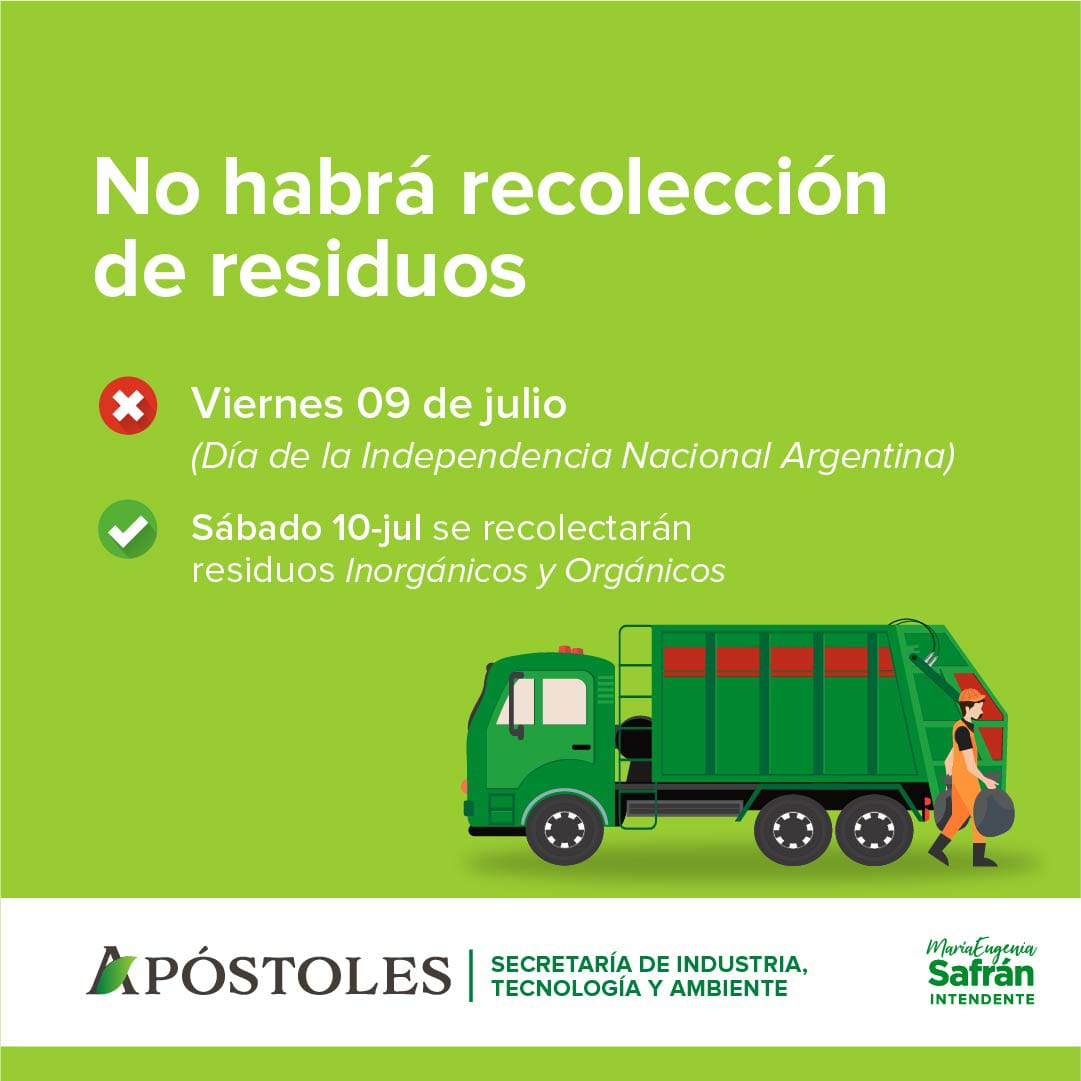 Recolección de Residuos: Día de la Independencia