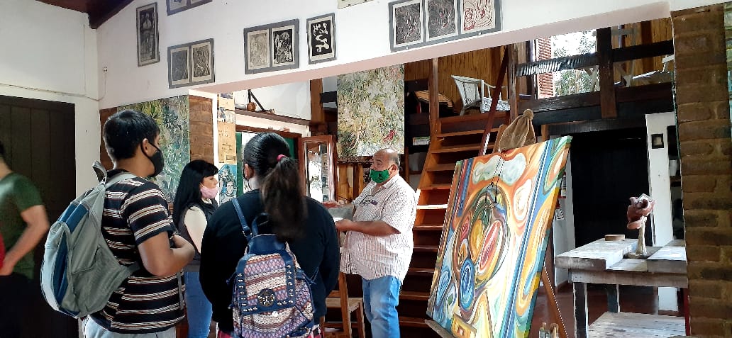 Solar de Tántera, el espacio cultural elegido por los visitantes en vacaciones de Invierno