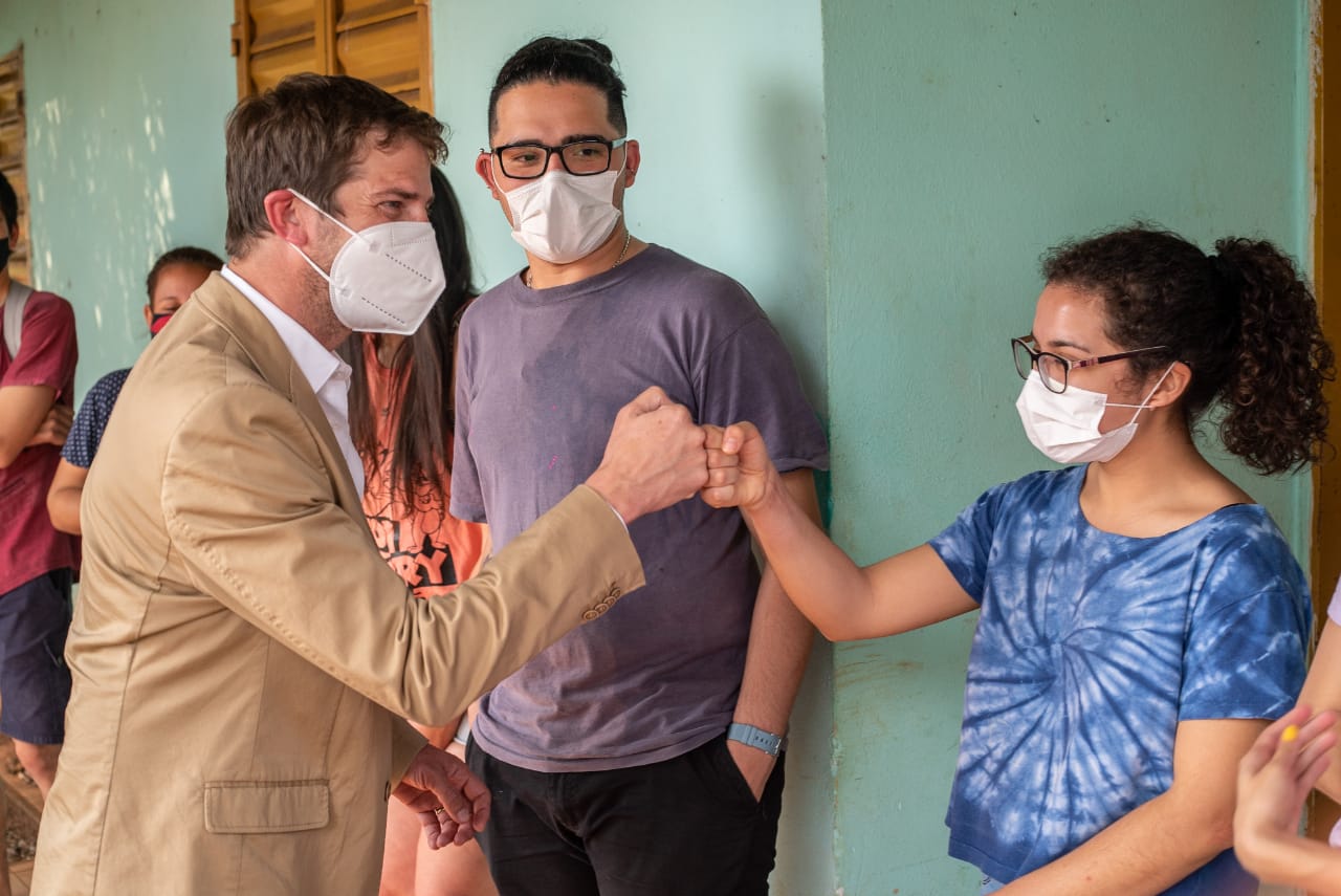 Yacyretá entregó elementos al albergue estudiantil de la UNAM