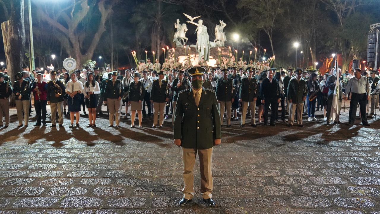 Se realizó una Retreta en homenaje al Gral. San Martín