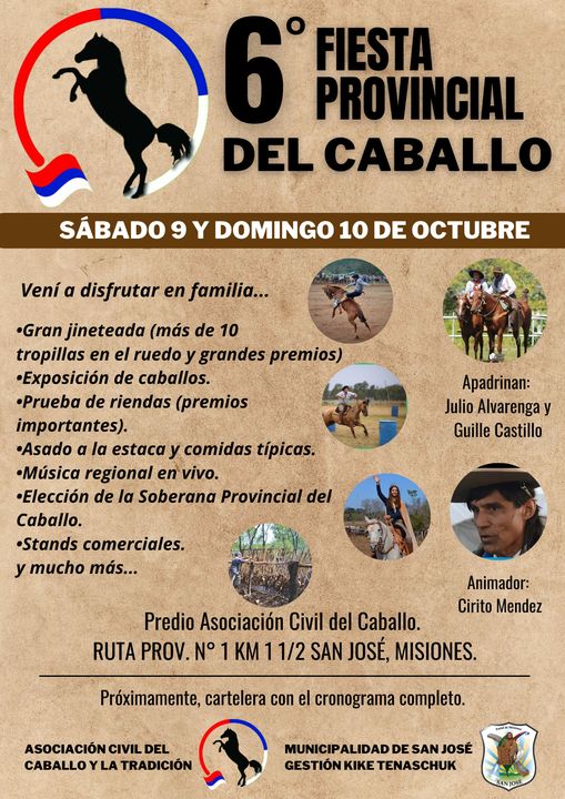 Se viene la Fiesta Provincial del Caballo