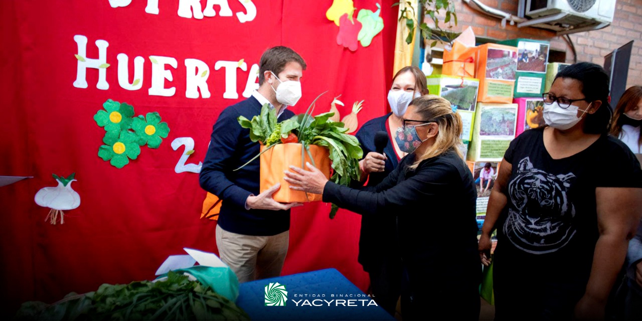Fueron premiadas las mejores huertas coordinadas por Yacyretá