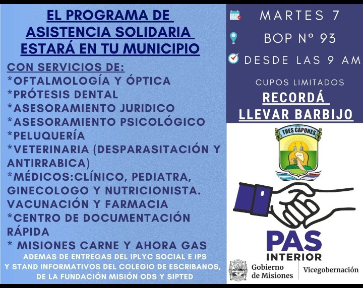 Ramon Gerega» el programa PAS Interior trae importantísimos beneficios a la comunidad»