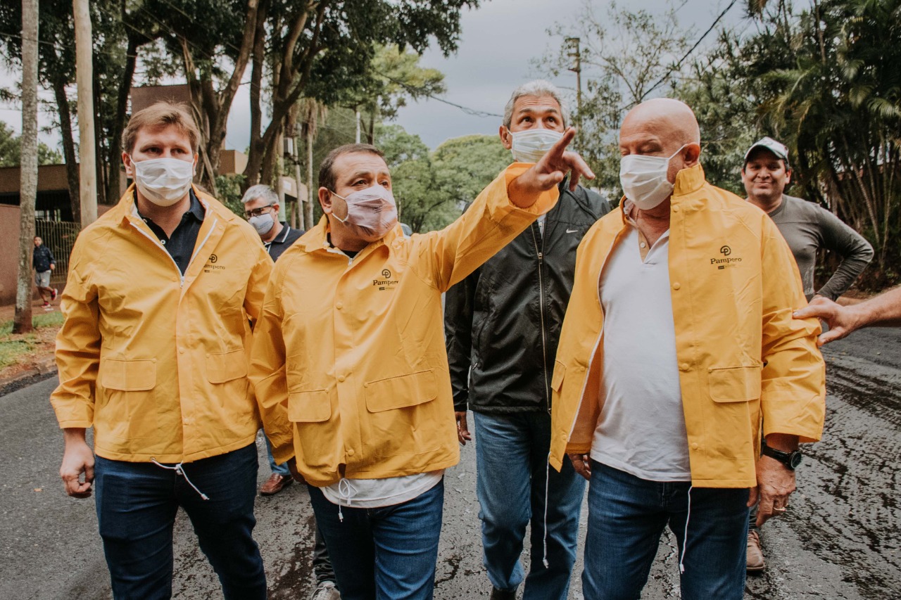 HERRERA AHUAD SUPERVISÓ OBRAS DE INFRAESTRUCTURA URBANA EN PUERTO IGUAZÚ