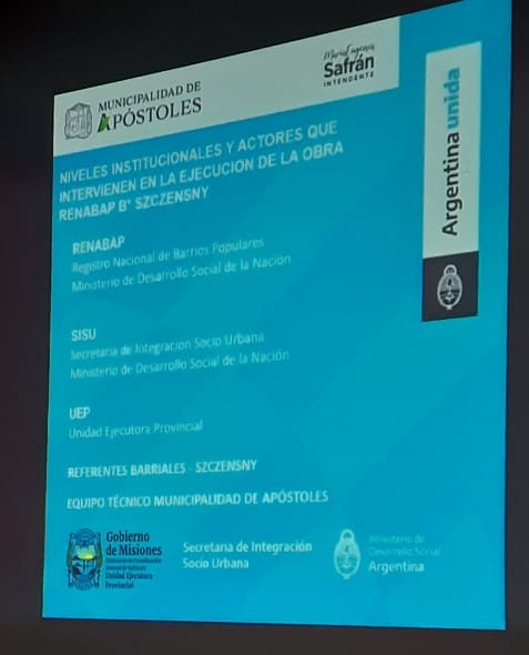 Comenzará en el barrio Szczensny la obra de Ampliación de redes de Agua Potable, Cisterna con tanque elevado, Red eléctrica y Alumbrado público