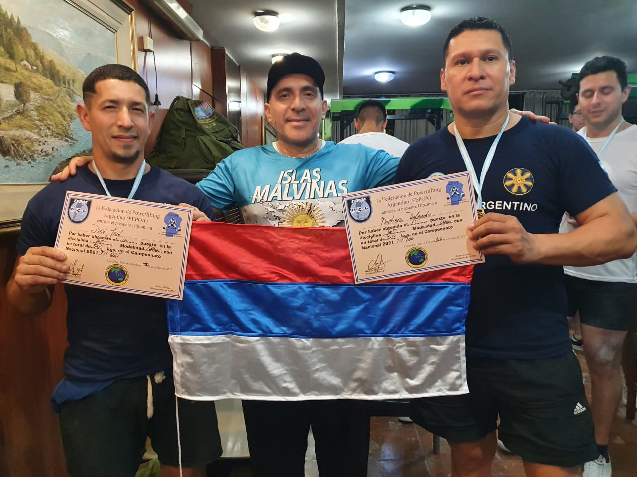 Lito Dirie y Rolando Martínez nuevos Campeones Nacionales de Powerlifting