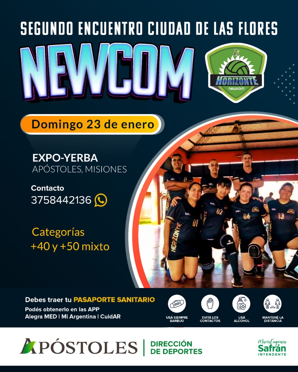 El segundo “Encuentro Ciudad de Las Flores de Newcom” postergan debido a las altas temperaturas