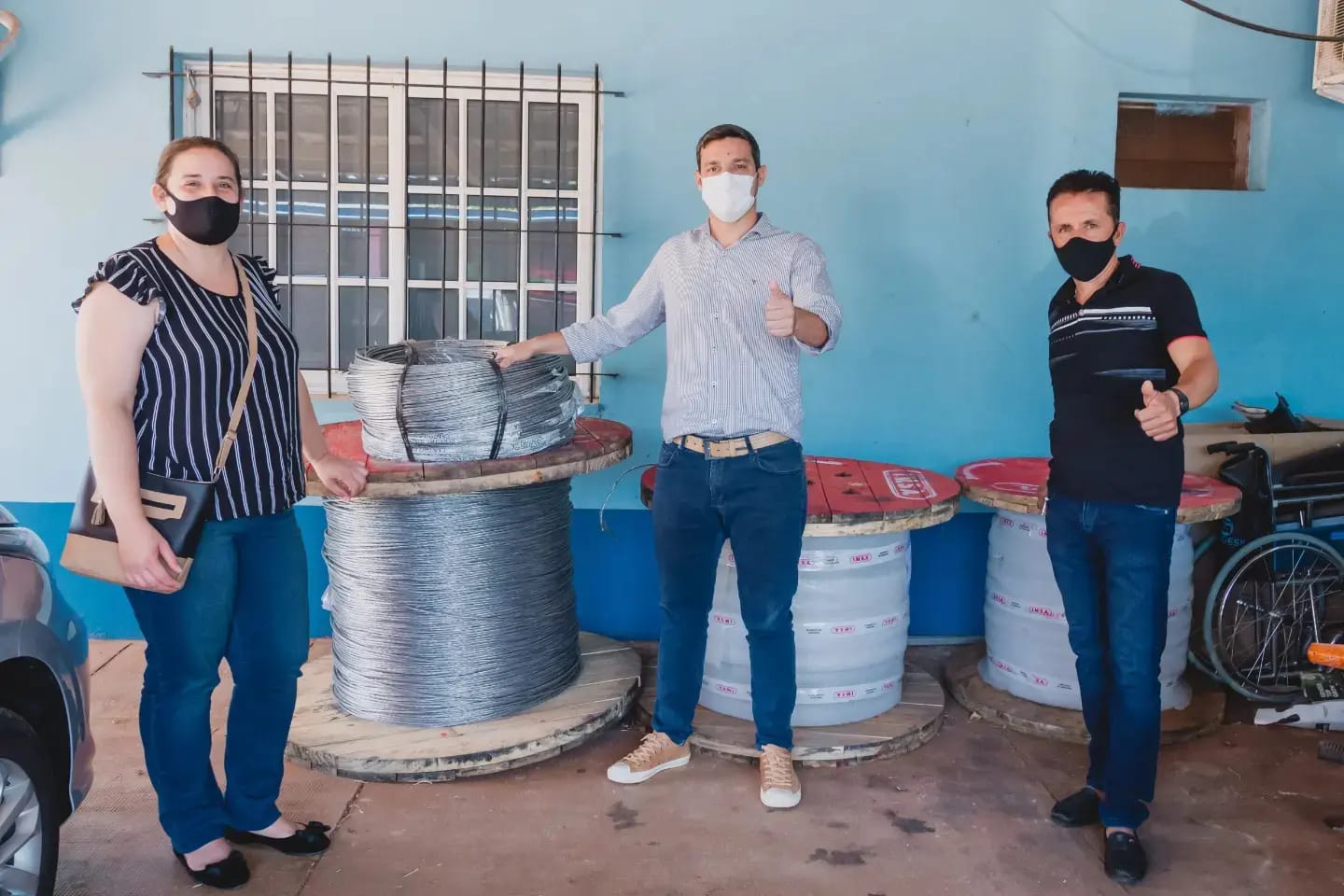 Vílchez entrego insumos que mejoraran la calidad de vida de mas de 200 familias en San Javier