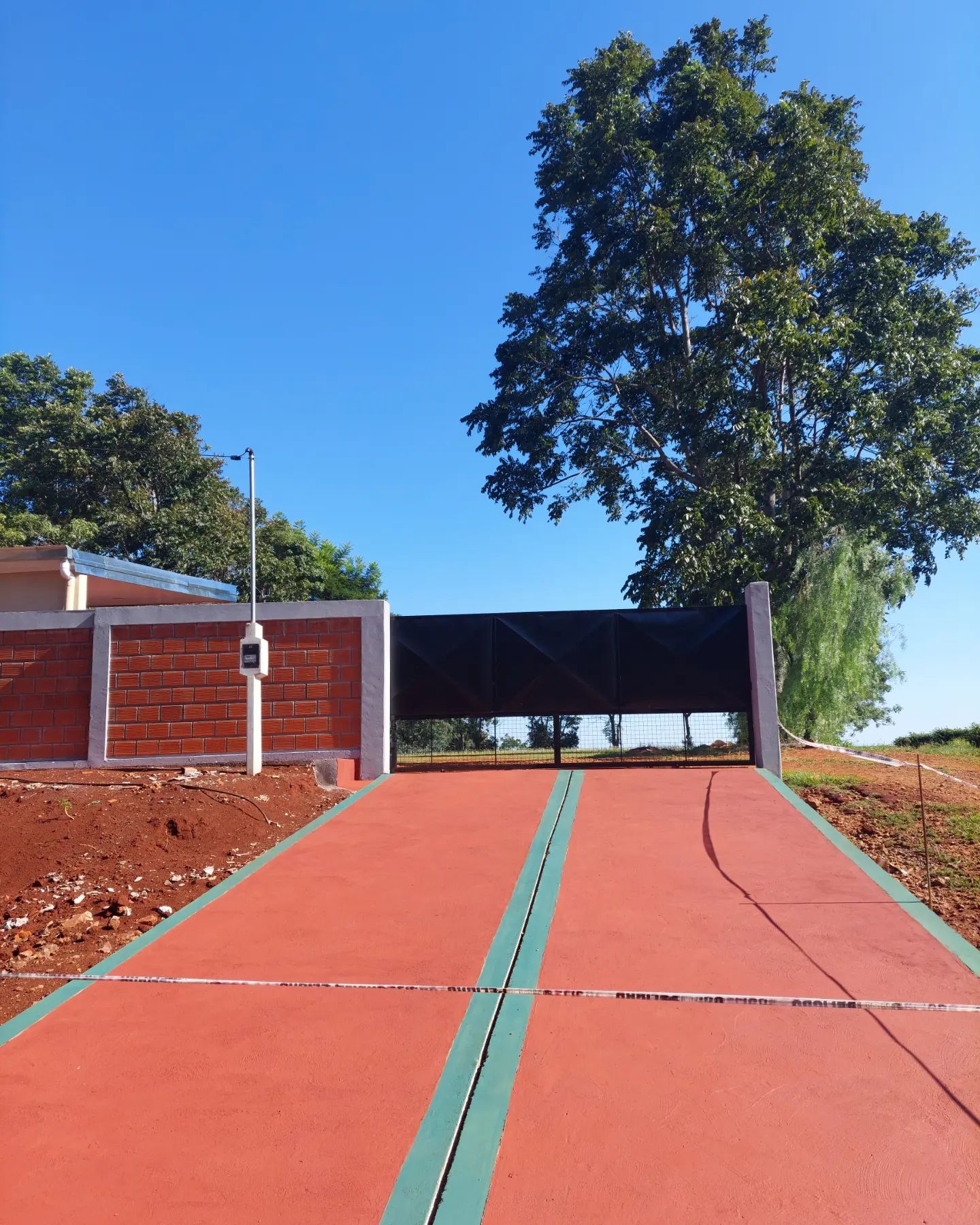 Obras de remodelación en el Cementerio de Gobernador López