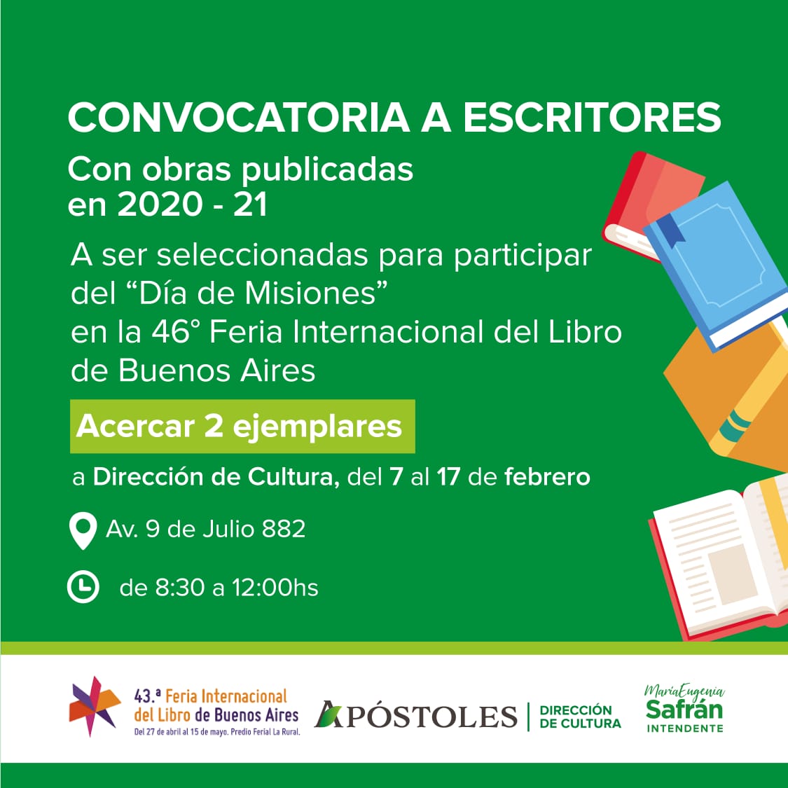 Misiones se prepara para la Feria Internacional del Libro