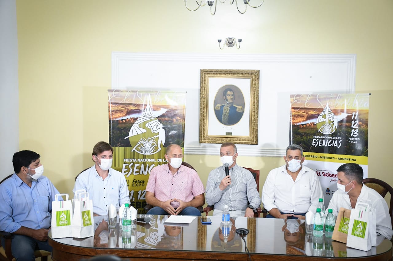 Presentaron Fiesta Nacional de las Esencias de El Soberbio