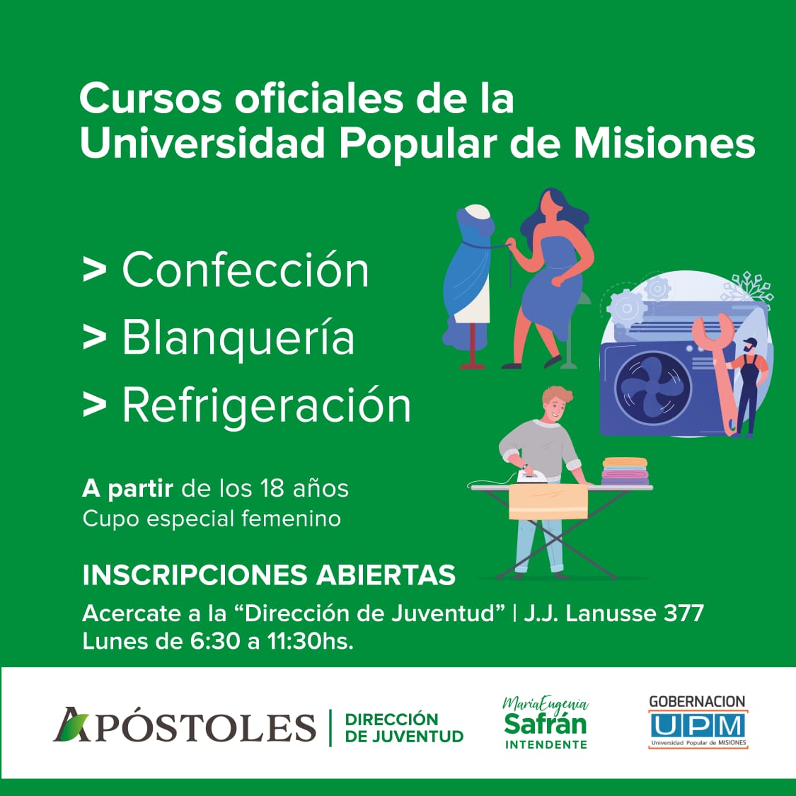 Cursos Oficiales de la Universidad Popular de Misiones