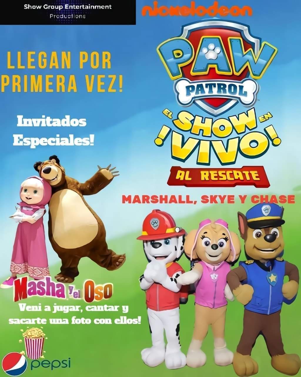 En la Expo Yerba de Apóstoles llegan los Paw Patrol y  Masha y el Oso