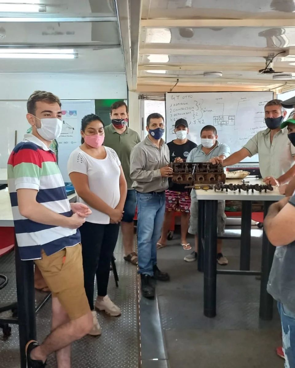 El Aula Taller de Automotores ya inicio en la localidad de San Javier
