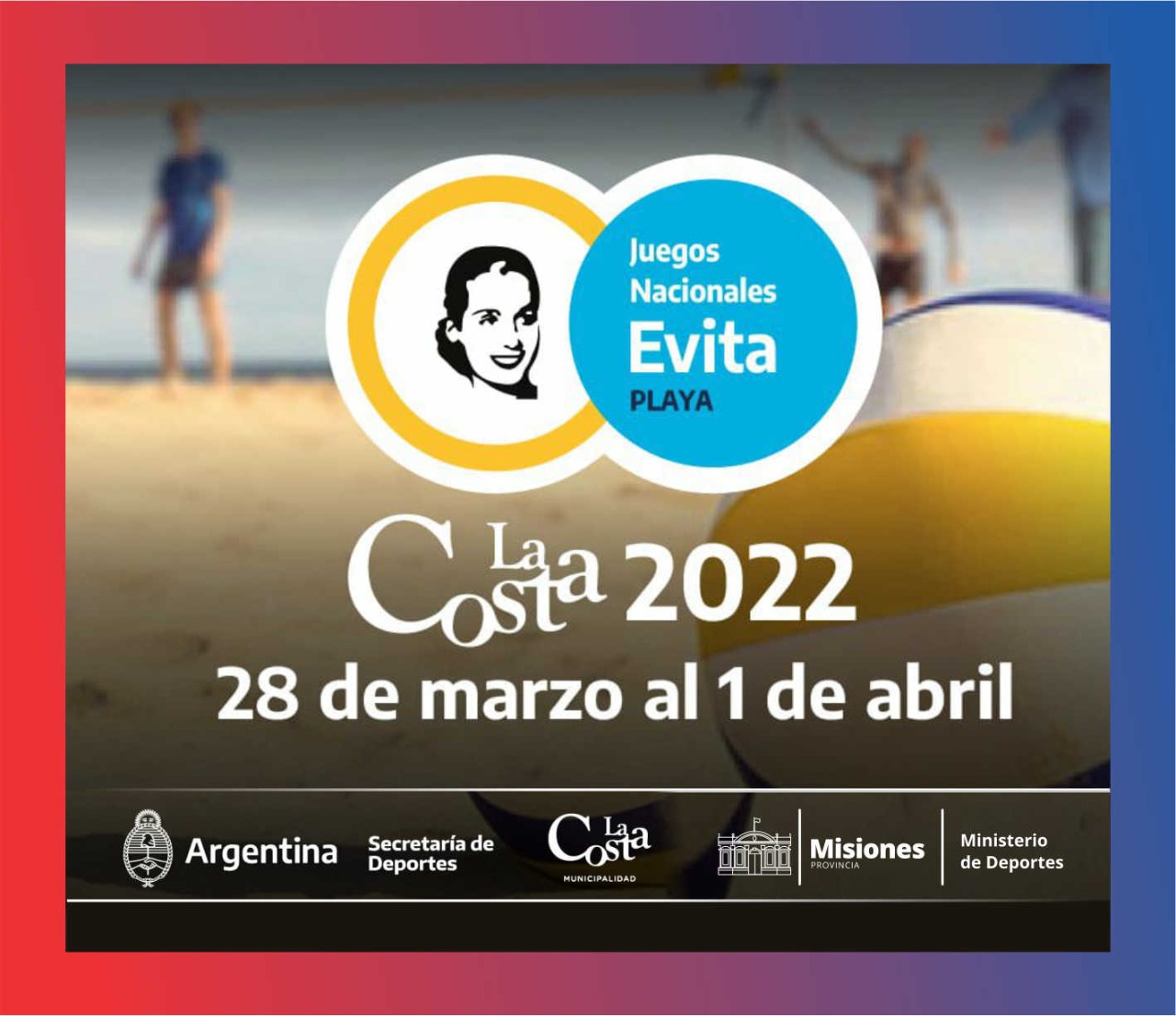 MISIONES EMPRENDE EL VIAJE A MAR DE AJÓ PARA PARTICIPAR EN LOS JUEGOS NACIONALES EVITA DE PLAYA