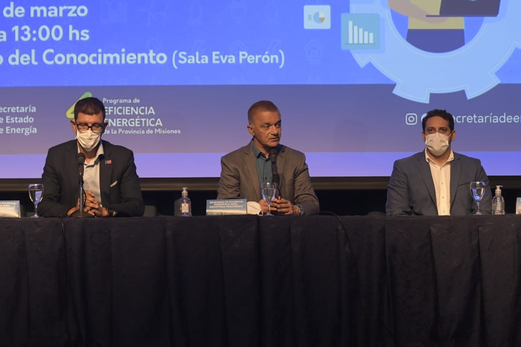 El vicegobernador destacó el compromiso de la Provincia para impulsar y promover la eficiencia energética protegiendo el medio ambiente