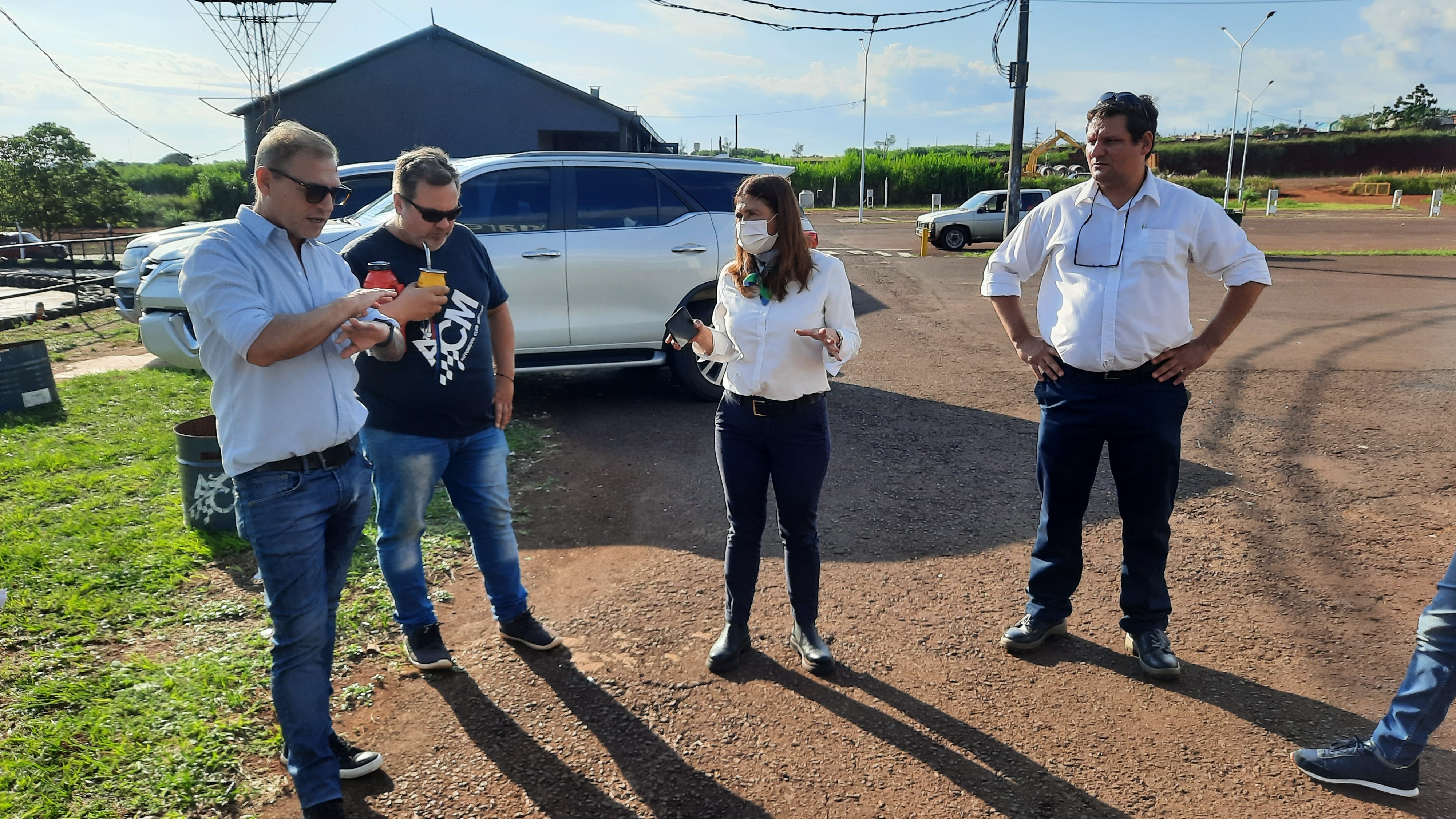 Dirigentes de ACM y la ACTC planificaron las modificaciones y mejoras para la llegada del TC a Posadas en julio