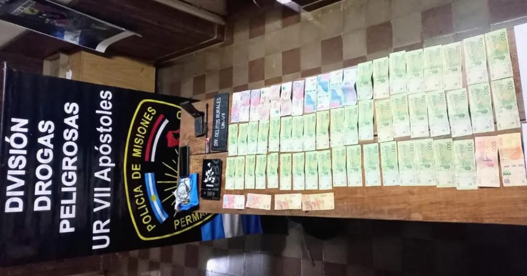 Narcomenudeo: En dos procedimientos antidrogas, se incautaron más de 5 millones de pesos en estupefacientes y detuvieron a tres personas