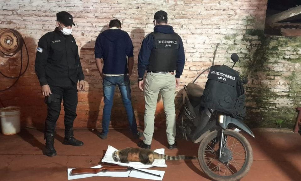 APÓSTOLES: Fueron demorados por portar ilegalmente un arma de fuego