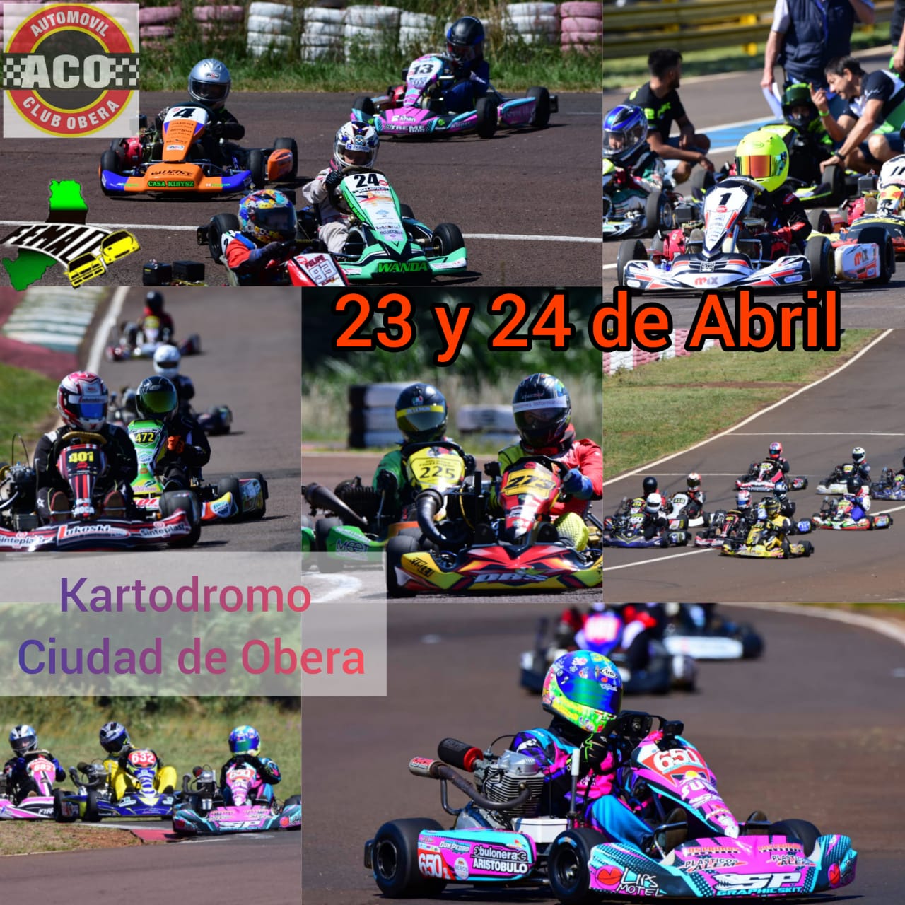 La categoría Cajeros Promocional 2T es una de las más competitivas de las 8 (ocho) del Misionero de Karting que se presentará este fin de semana en Oberá.