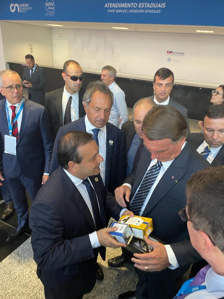 EN SAN PABLO, BRASIL, EL GOBERNADOR SE REUNIÓ CON EL PRESIDENTE BOLSONARO Y VISITÓ LA FÁBRICA AUTOMOTRIZ HYUNDAI