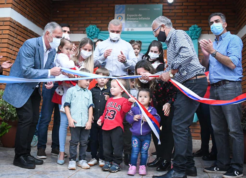 Espacio de Primera Infancia: «Estamos donde tenemos que estar trabajando por la felicidad y la sonrisa de los chicos», dijo Arce en El Alcázar