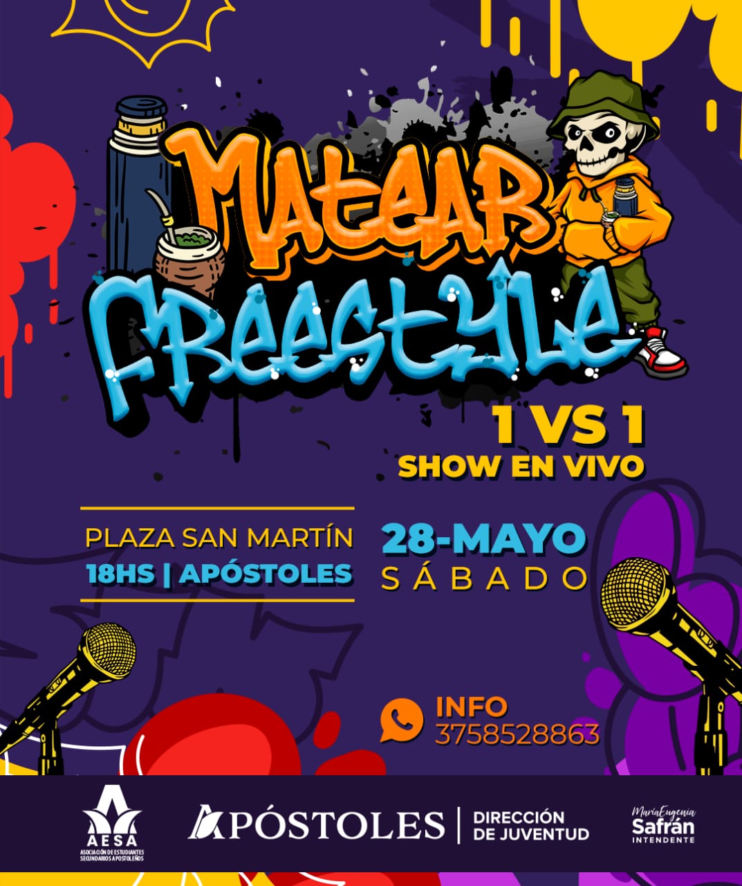 Matear Freestyle: nueva jornada de Freestyle en Apóstoles.