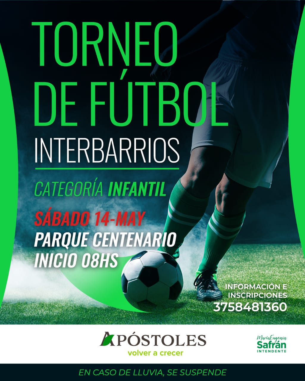 Futbol Infantil Interbarrial en Apóstoles