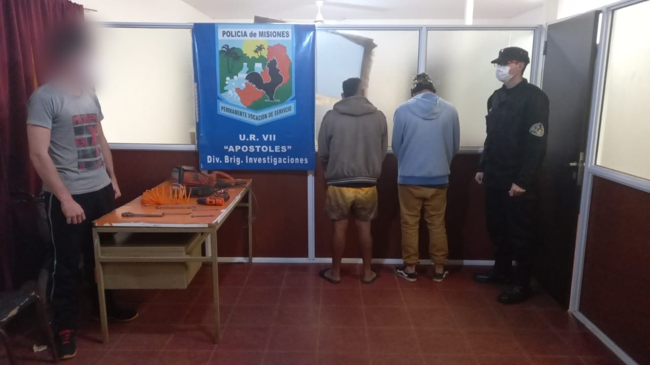 #APÓSTOLES Se logró recuperar los demas elementos sustraídos en una herrería y se detuvo a otra persona en relación al hecho