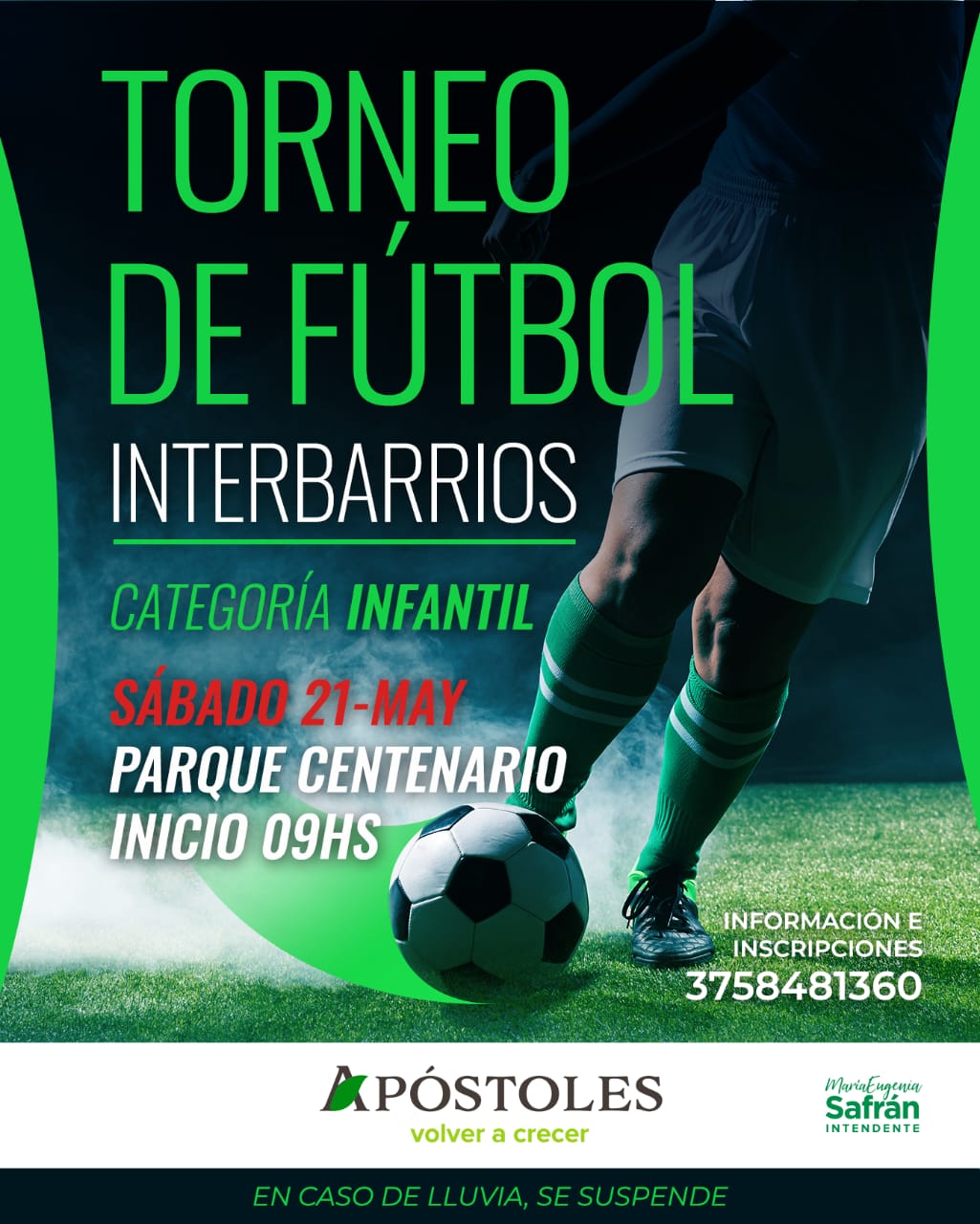Futbol Infantil Interbarrial en Apóstoles