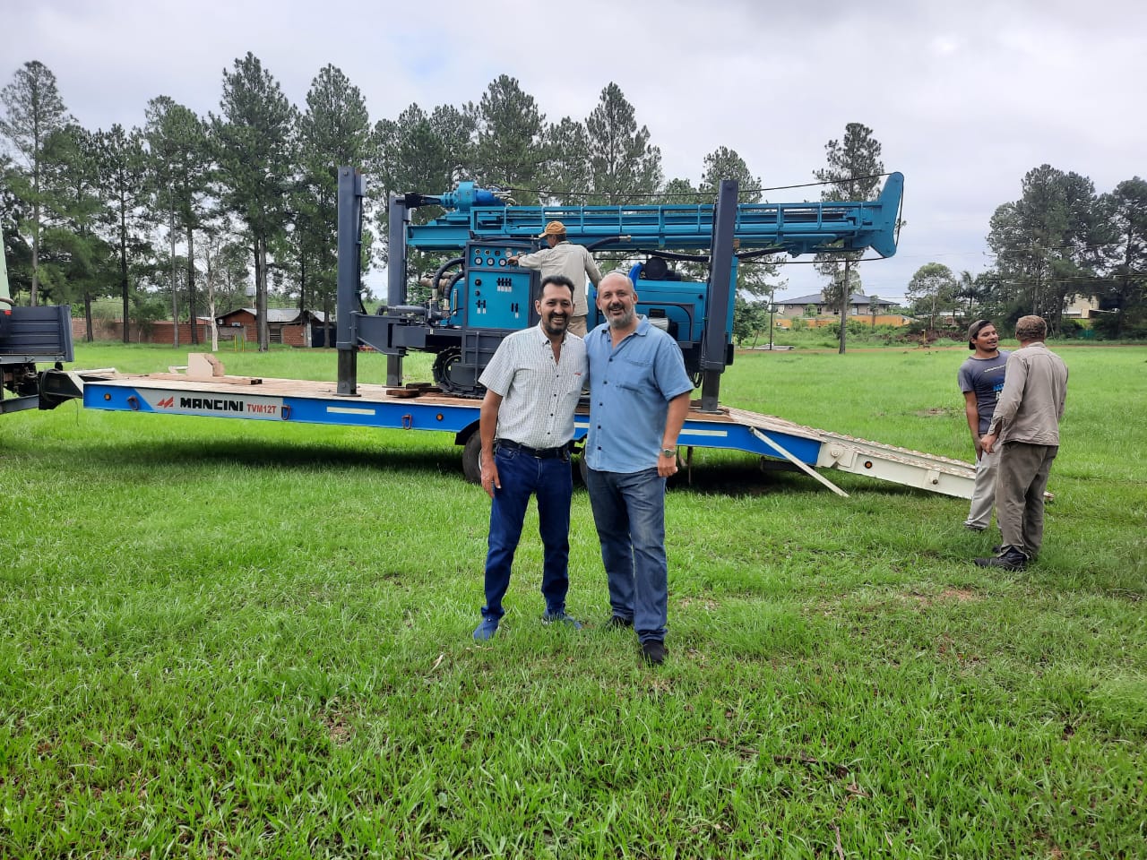 Candelaria. «Se iniciaron las obras de perforación para los vecinos del Barrio del Lago»