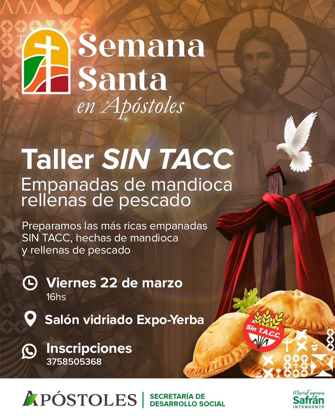 Inscripción abierta para participar del taller de gastronomía sin T.A.C.C.