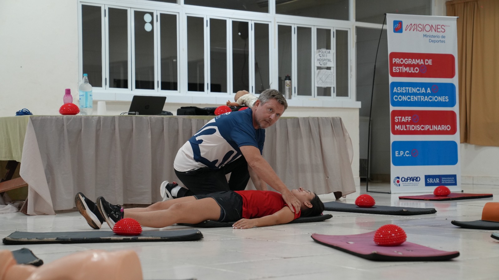 Se llevó a cabo la jornada de taller de Reanimación Cardio-Pulmonar en Apóstoles