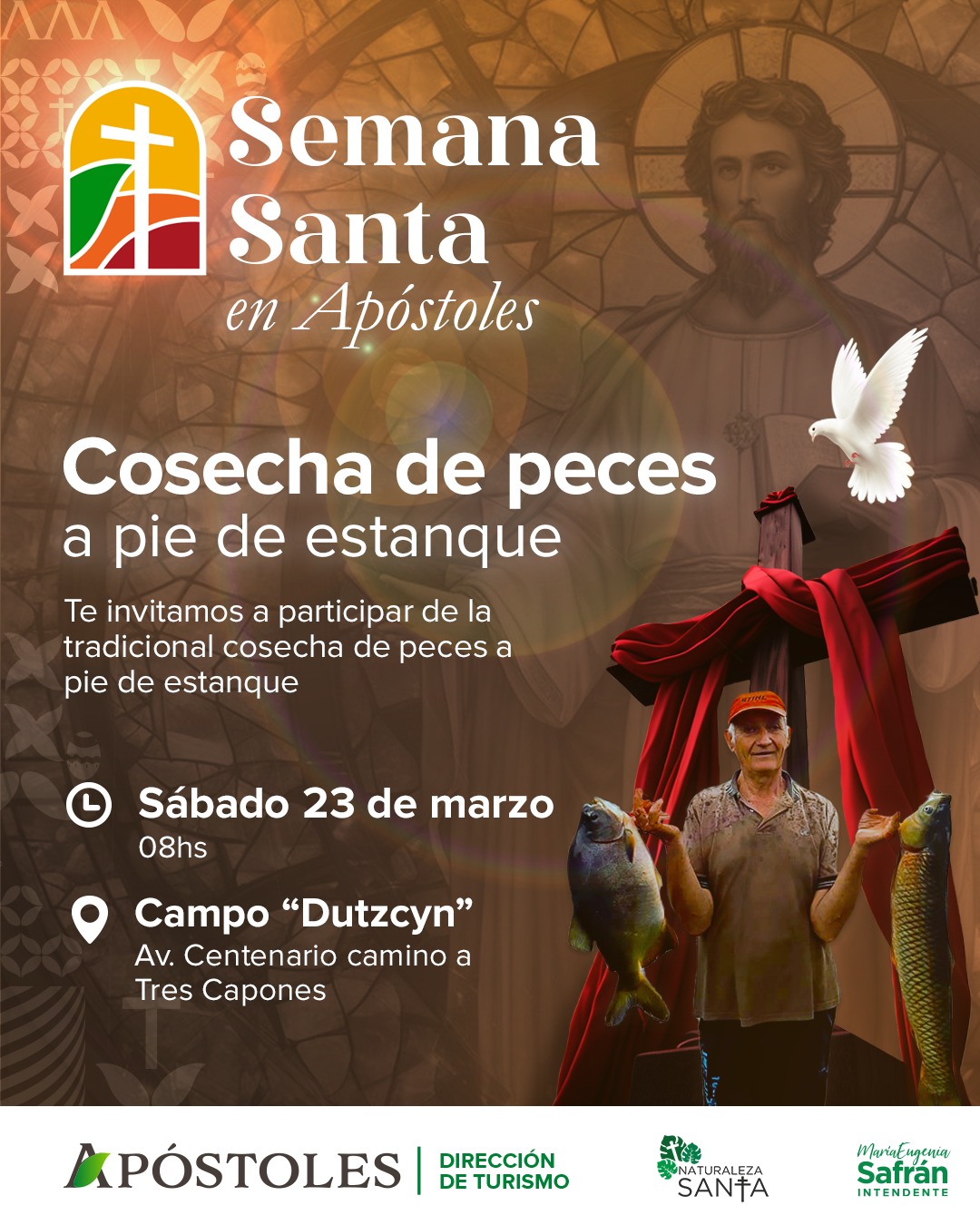 Semana Santa en Apóstoles: Cosecha a pie de estanque