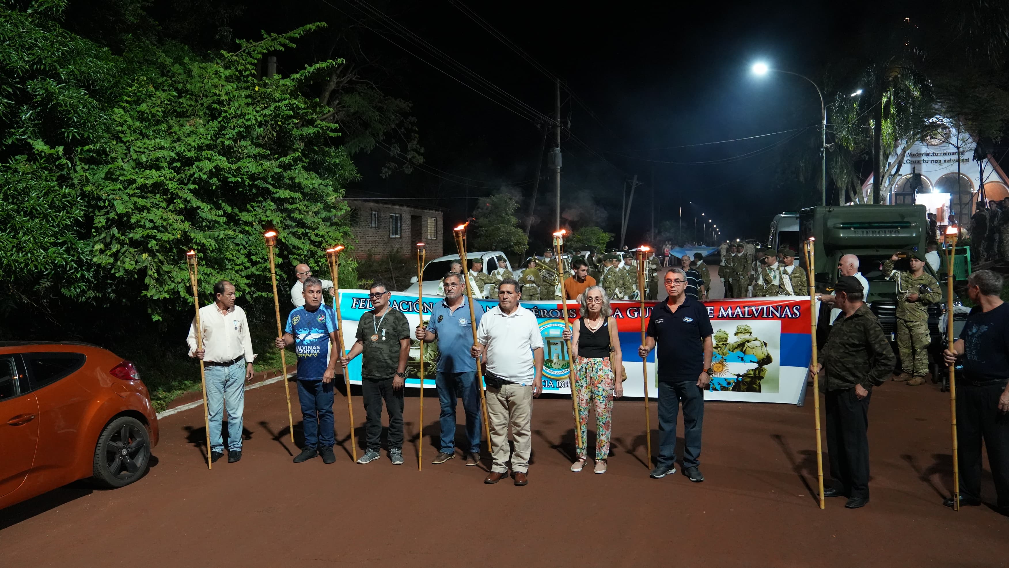 Vigilia en Homenaje a Veteranos y a los Caídos en la Guerra de Malvinas