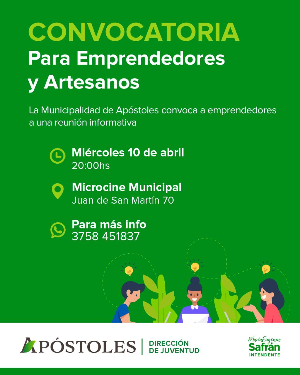 Convocatoria para Emprendedores y Artesanos