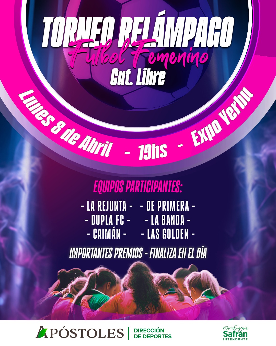 Torneo Relámpago de Fútbol Femenino en Apóstoles