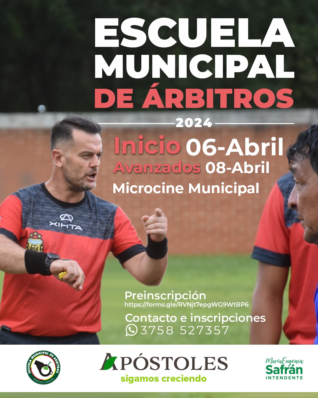 Comienzan las Actividades en la Escuela Municipal de Árbitros 2024