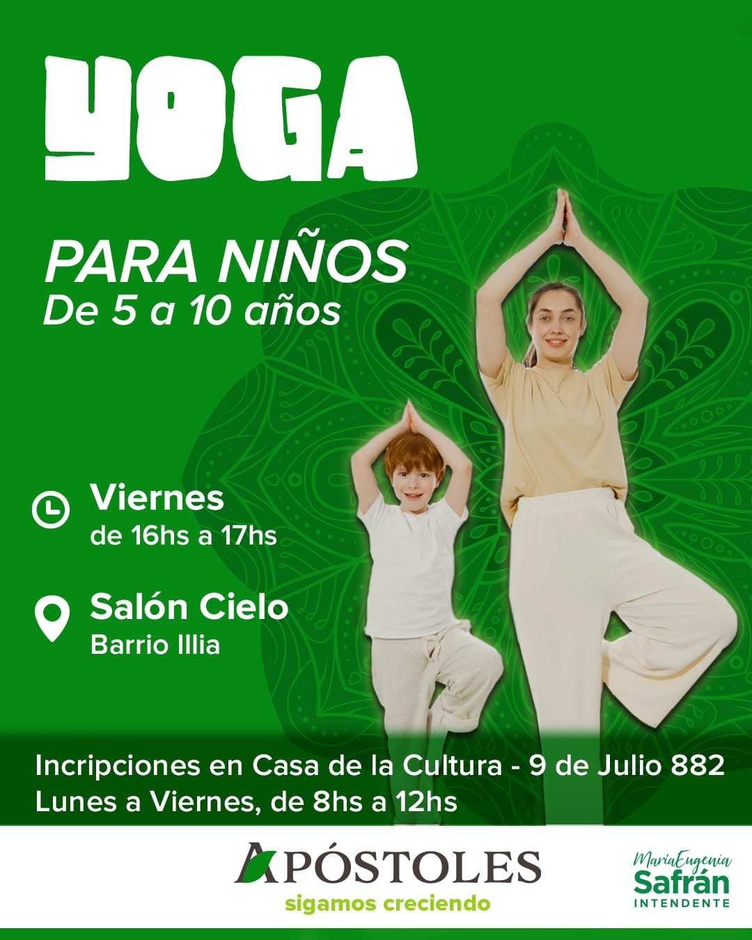 Yoga para Niños en Apóstoles