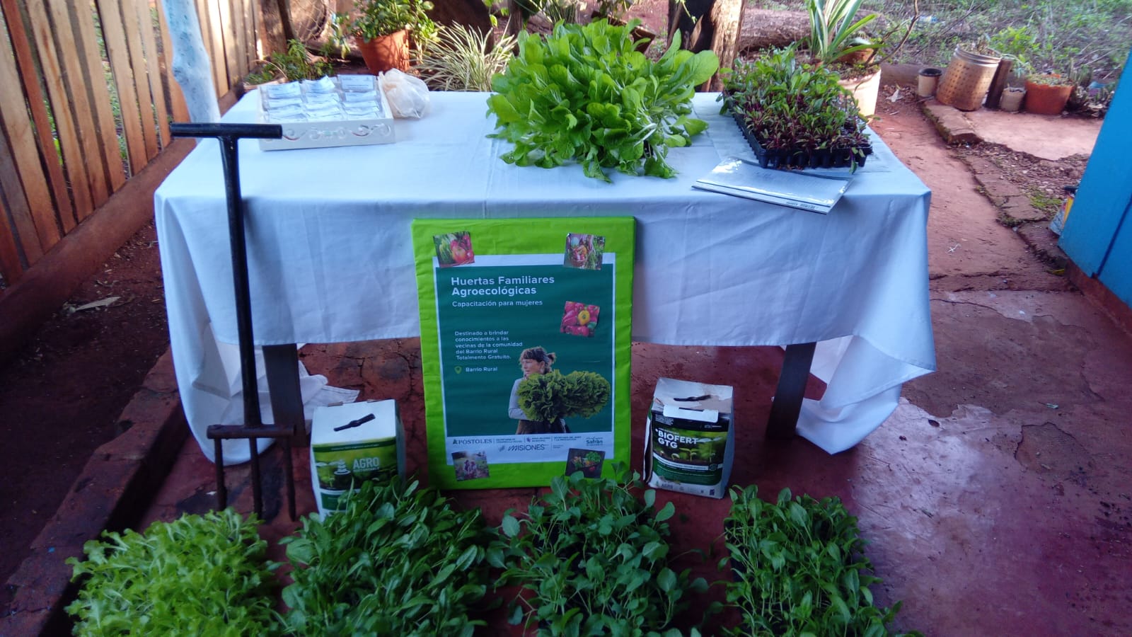 Gran participación en Capacitación sobre “Huertas Familiares Agro-ecológicas”