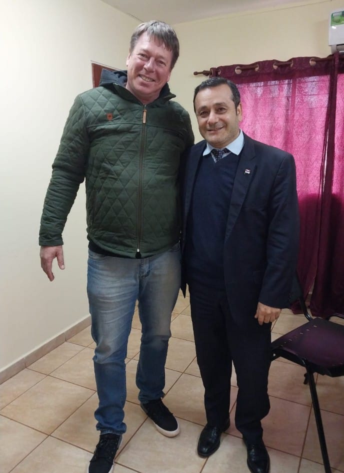 Óscar Herrera Ahuad de visita por Tres Capones