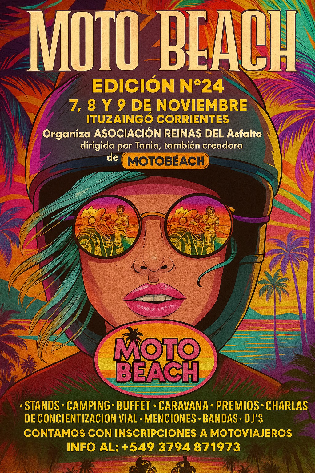 Ituzaingó se prepara para una nueva edición del Moto Beach en homenaje a “La Reina del Asfalto”